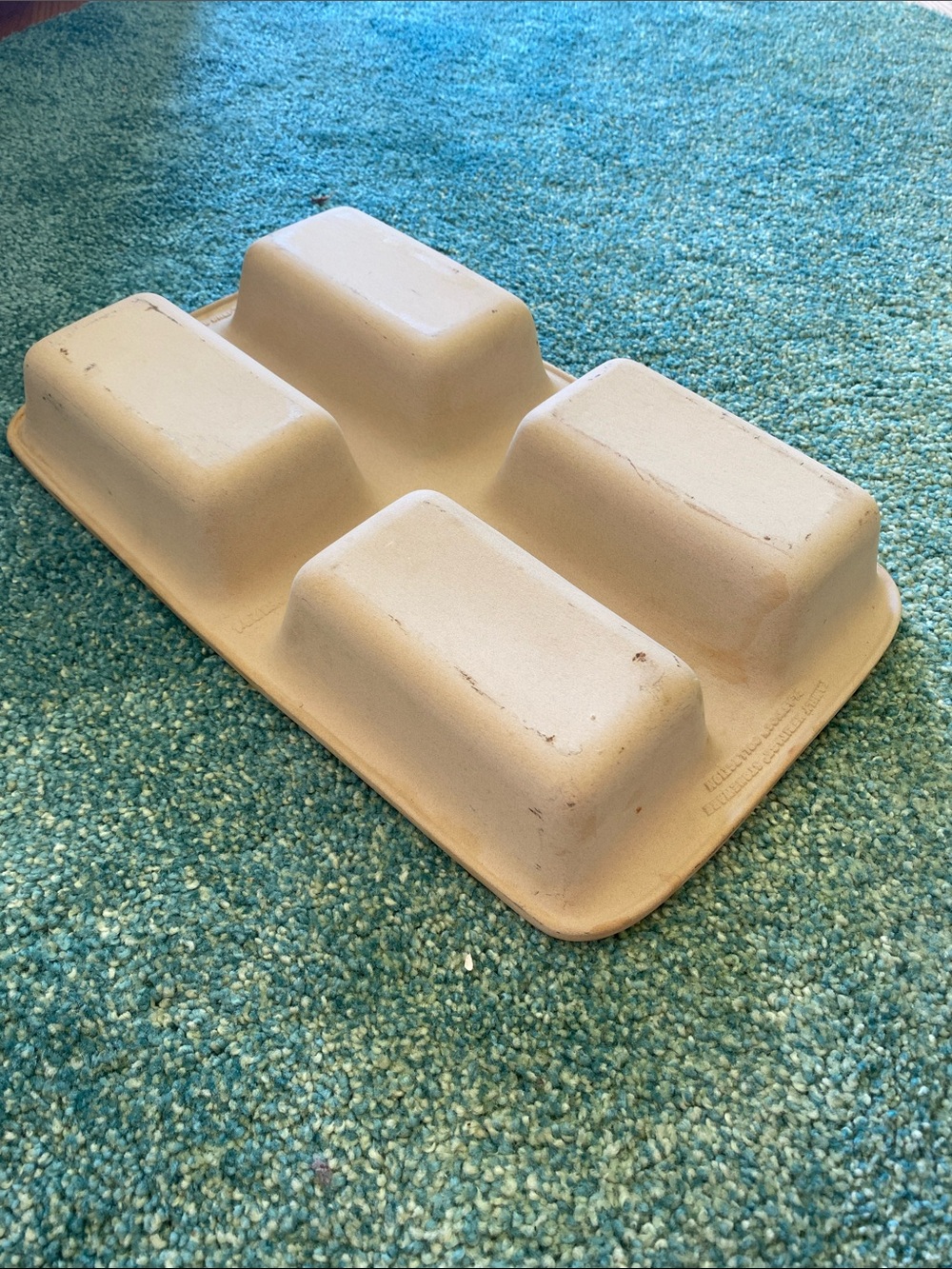Pampered Chef Family Heritage Stoneware Classics - 4 Mini Loaf Pan